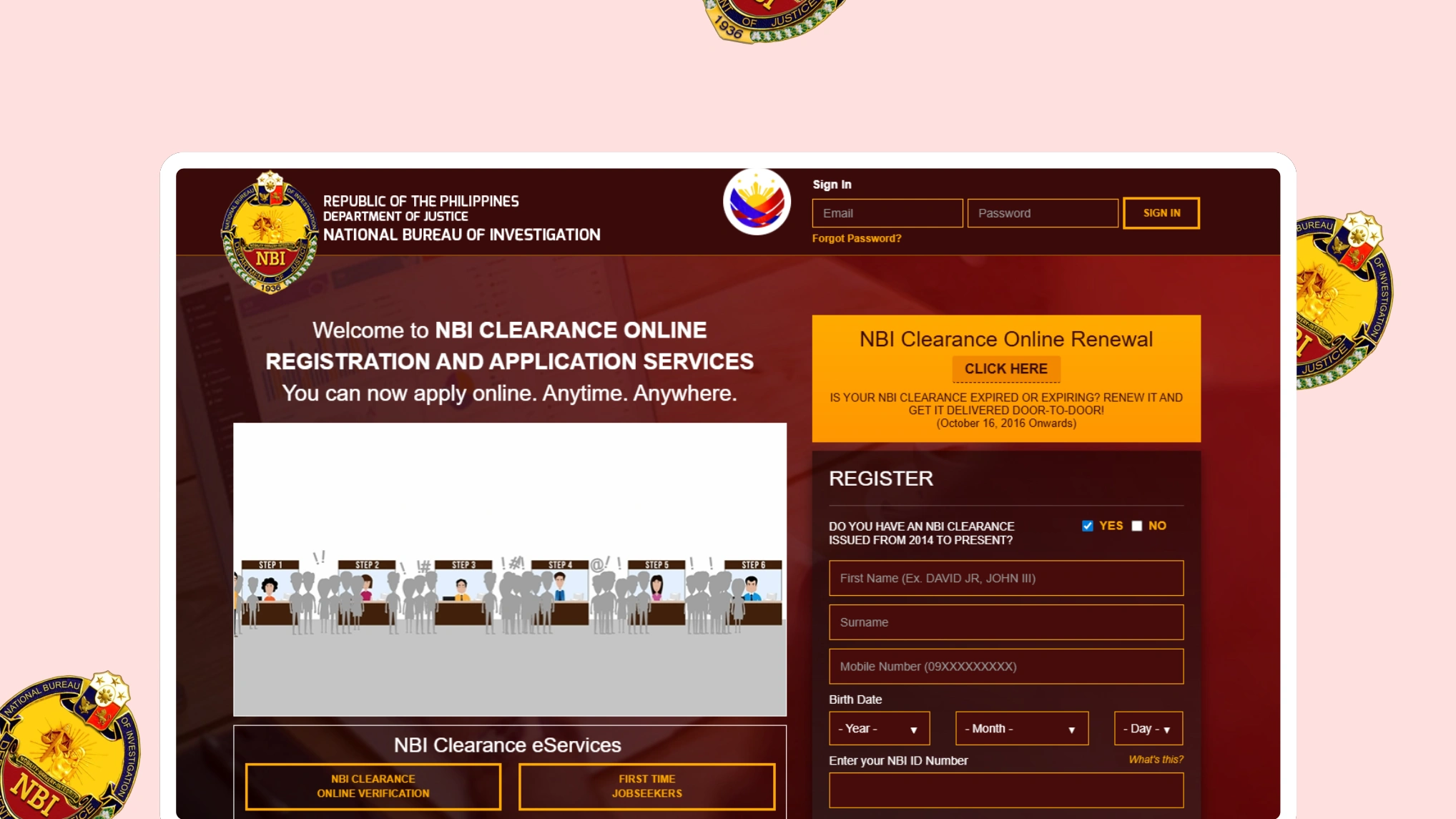NBI Clearance 1 NBI Clearance