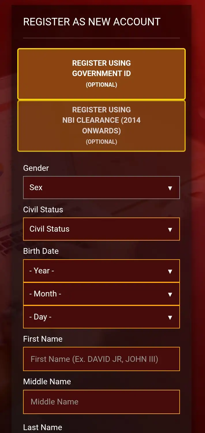 NBI Clearance 3 NBI Registration Portal